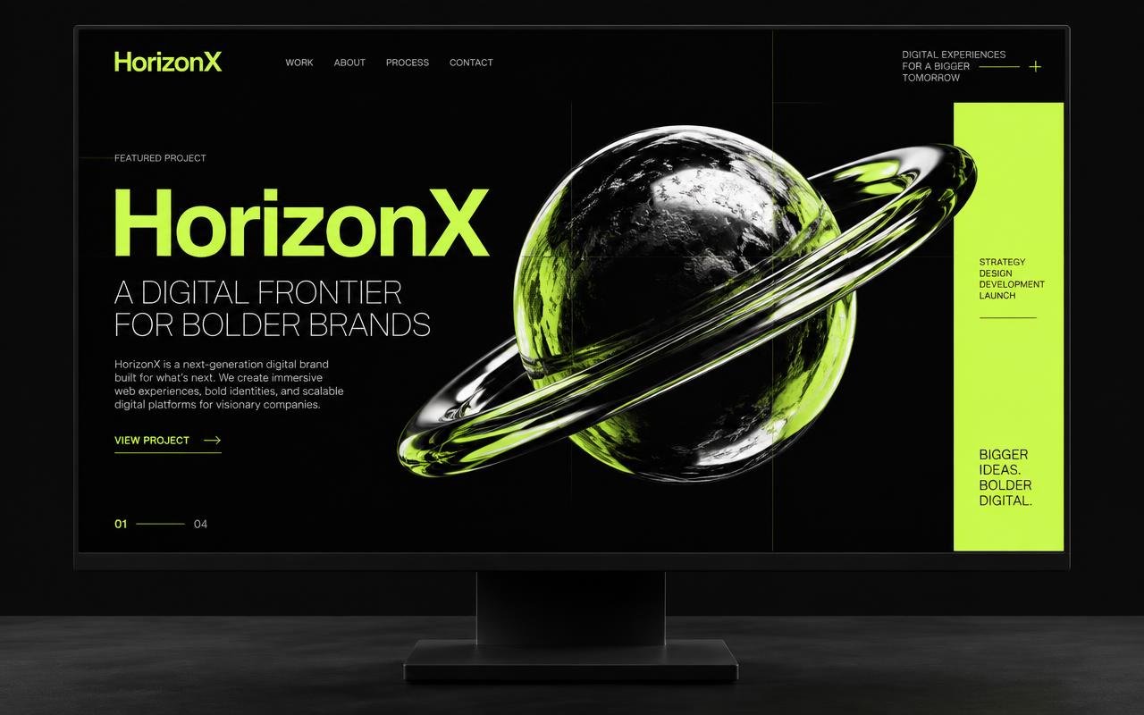 HorizonX Website Design project