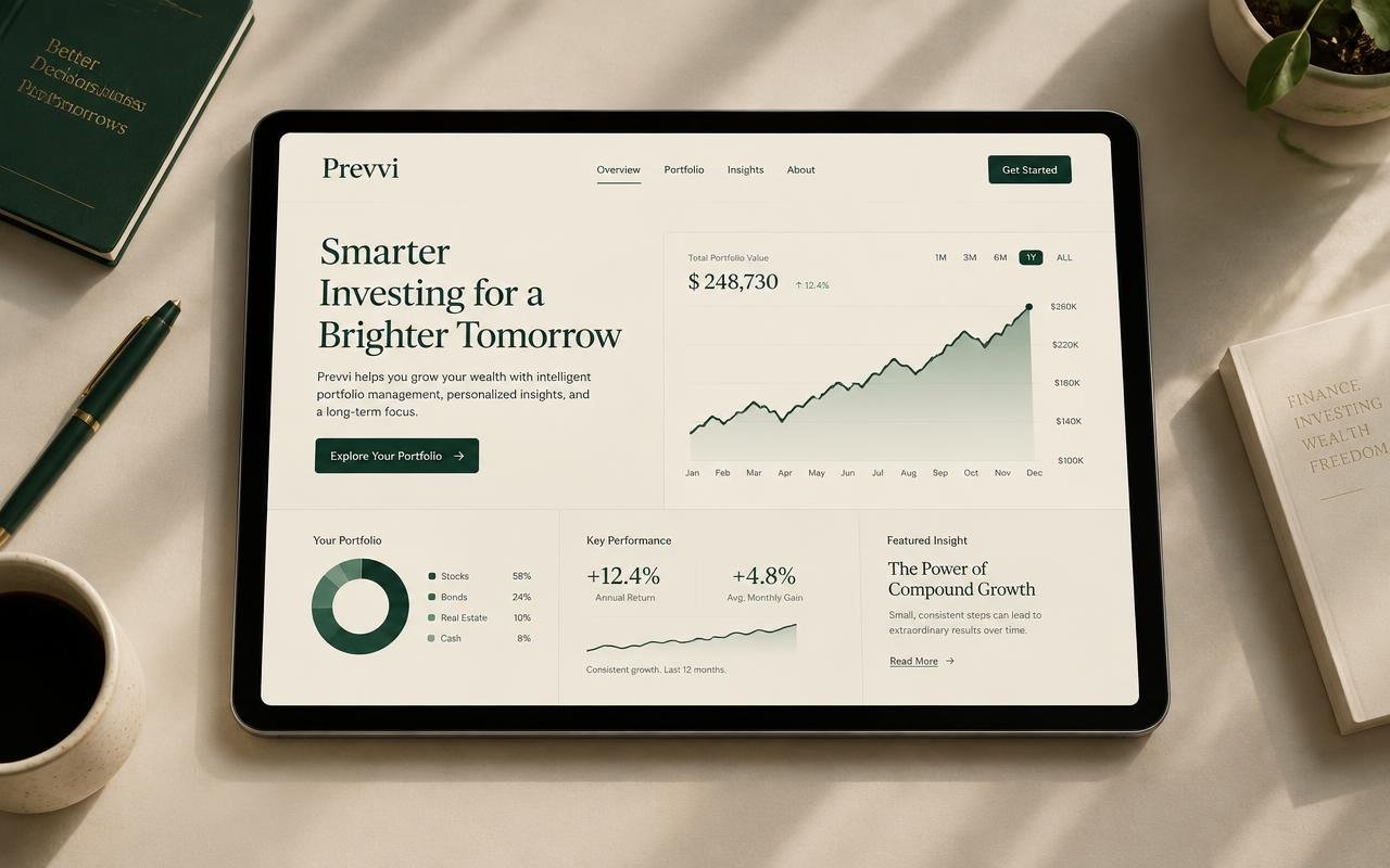 Prevvi Website Design project